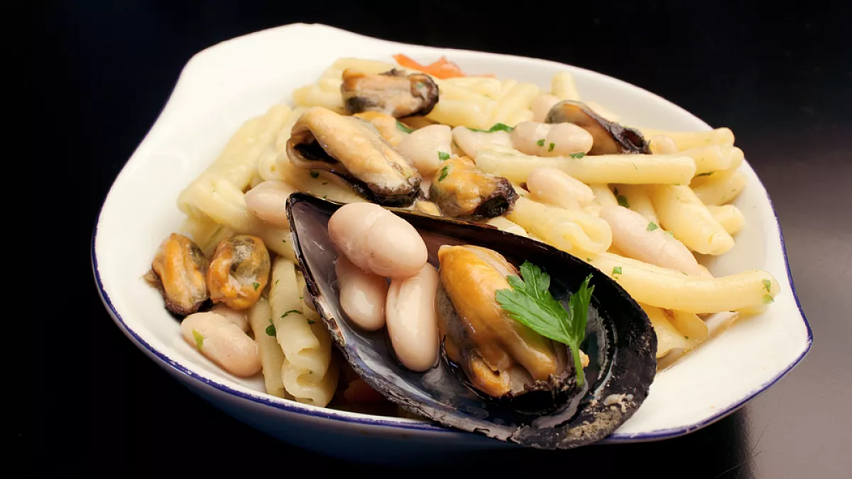 pasta fagioli e cozze