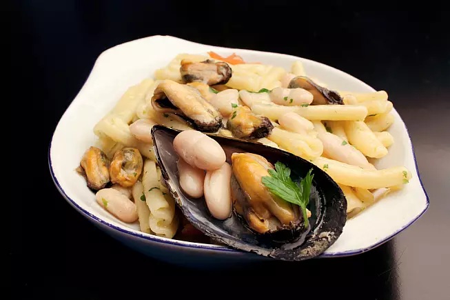 pasta fagioli e cozze