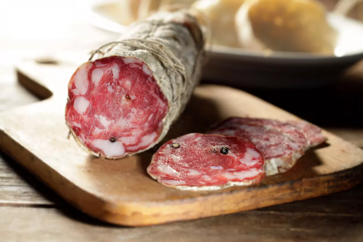 salame gentile bruschetta