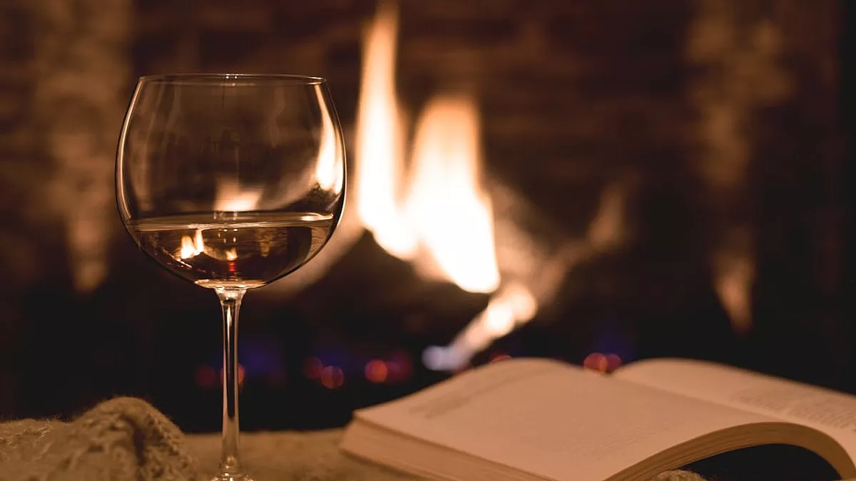 vino bianco inverno camino