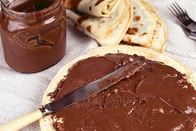 Crepes con la Nutella
