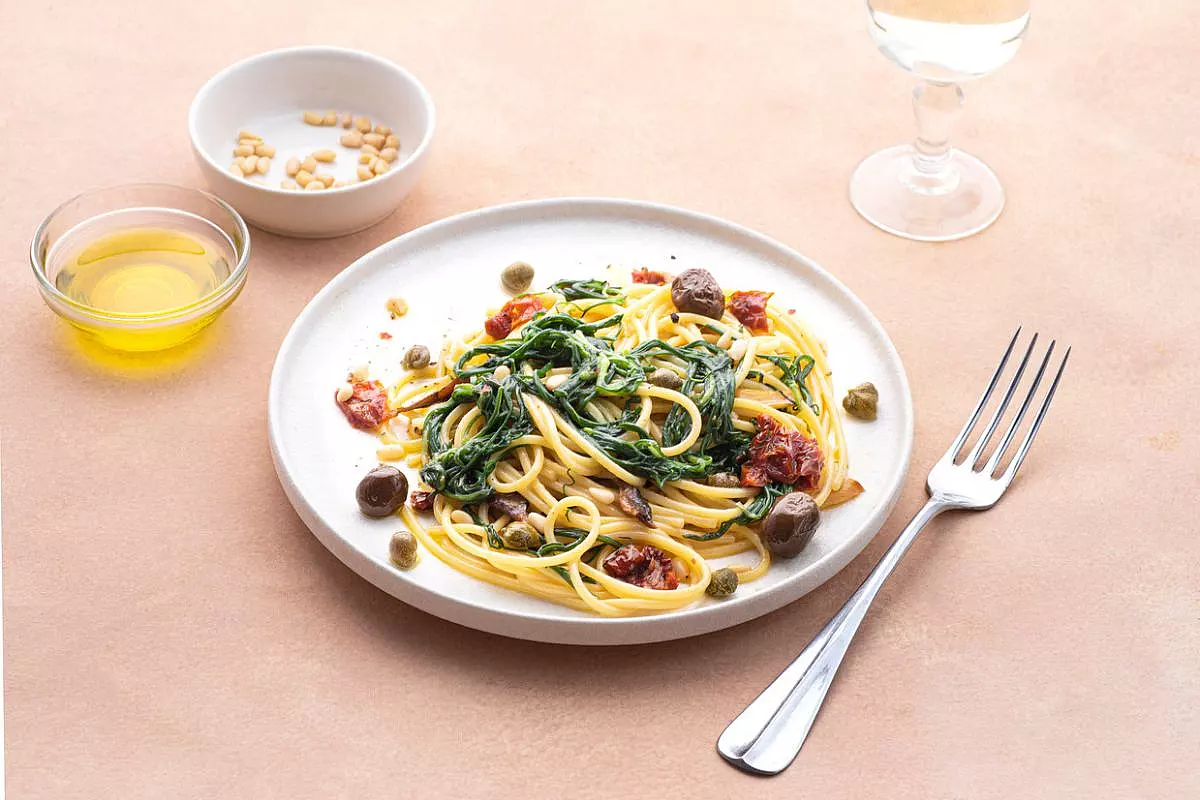 Spaghetti con gli agretti o barba di frate