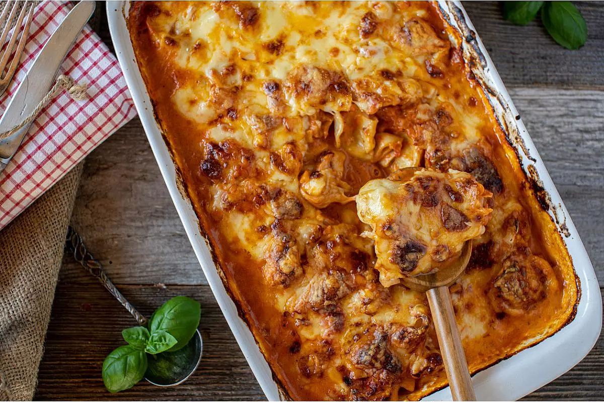 Sformato di tortellini al forno