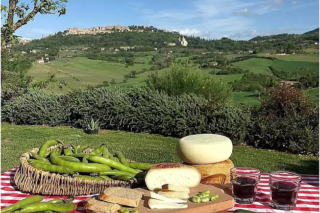 Picnic Toscana, Val d'Orcia