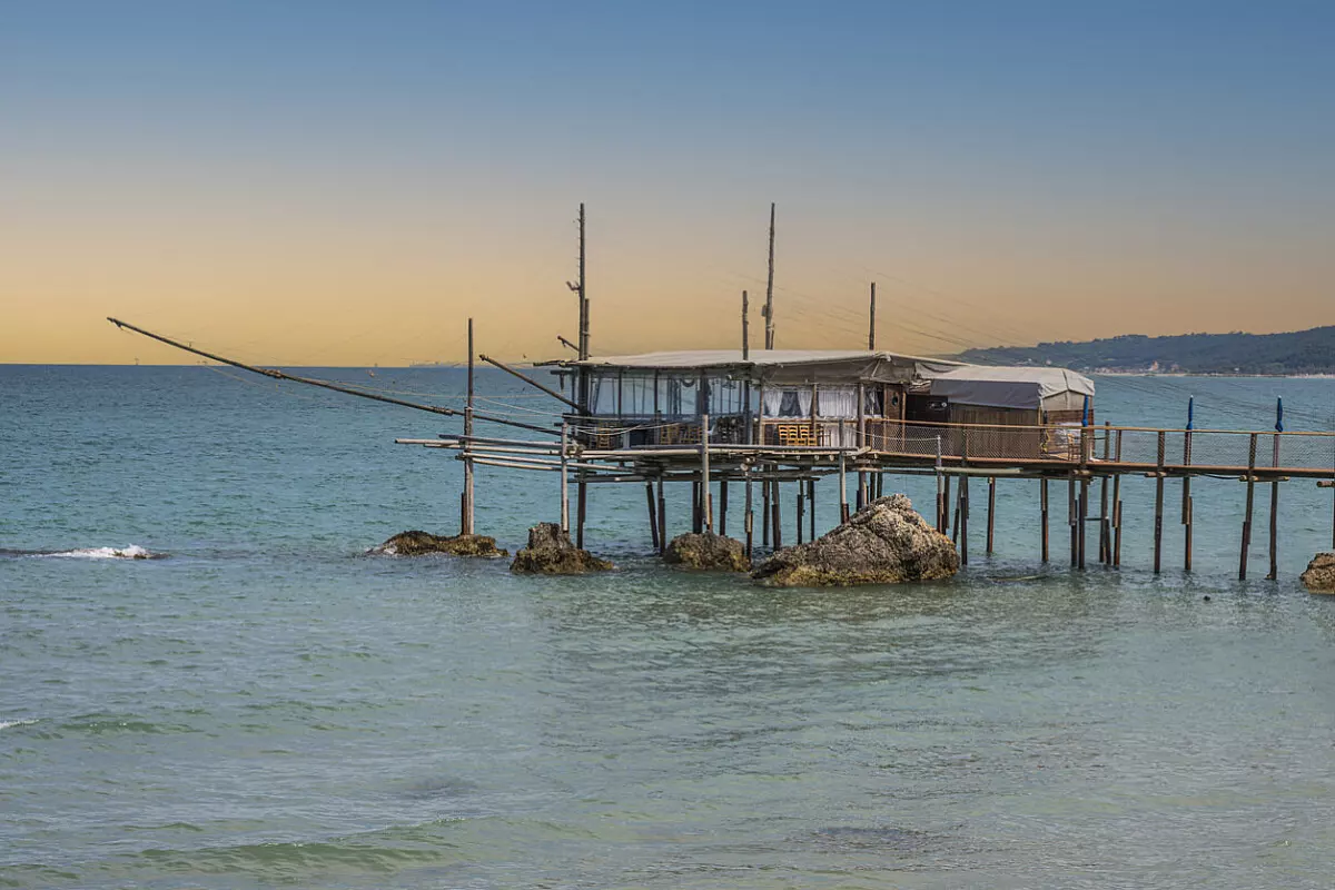 Tramonto sui Trabocchi