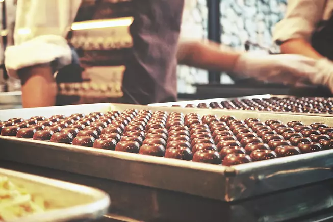 produzione di cioccolatini