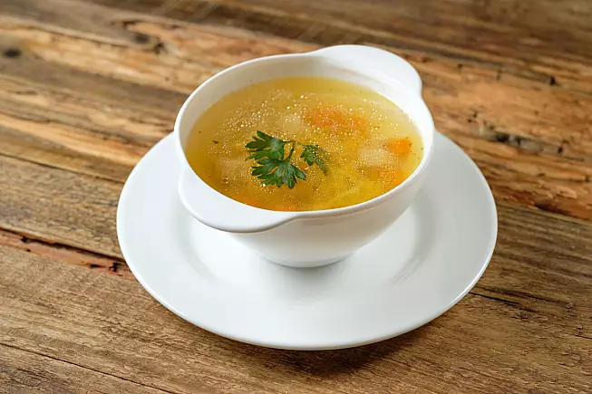 Capelli d'angelo in brodo