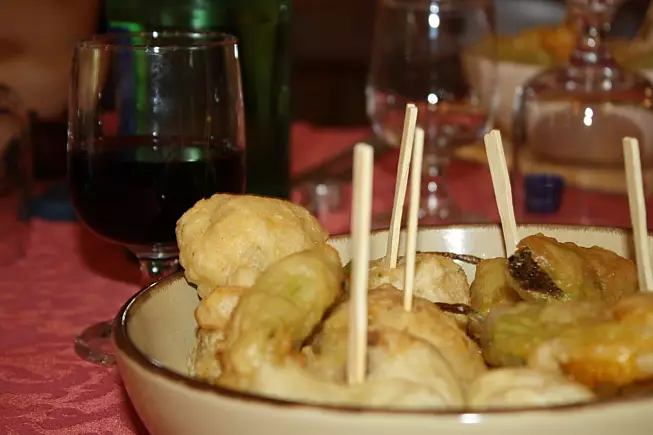 Frittelle di fiori di zucca