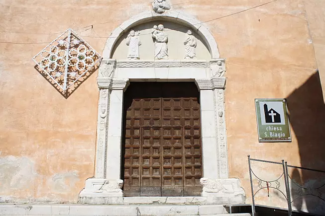 Ottati, facciata della Chiesa di San Biagio