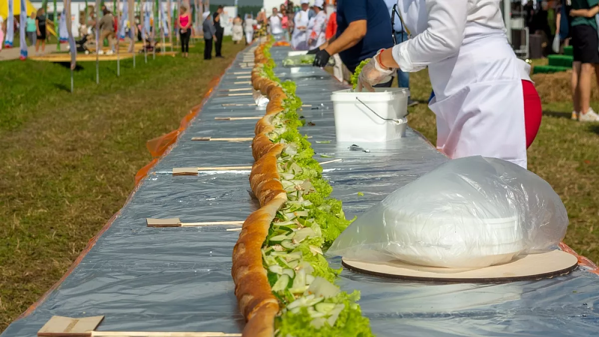 Panino al prosciutto di Carpegna da record