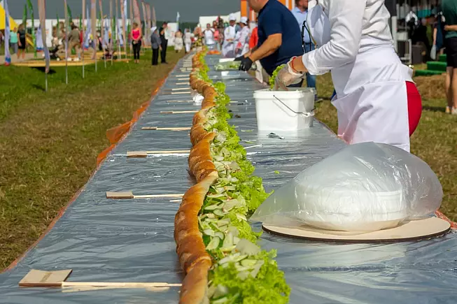 Panino al prosciutto di Carpegna da record