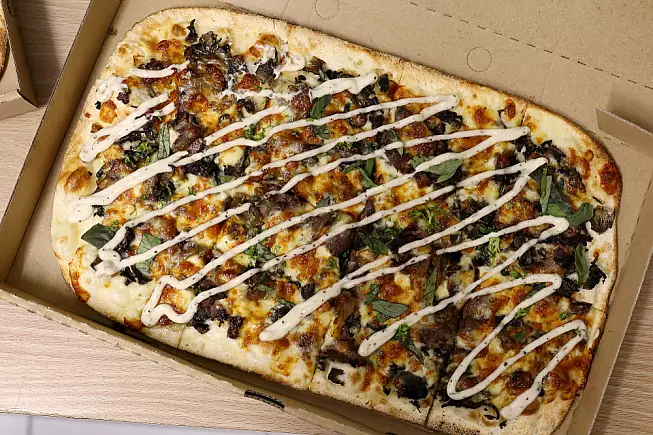 variante della pizza Rossini
