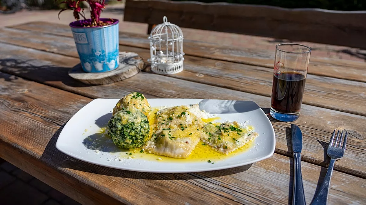 Schlutzkrapfen in Alto Adige