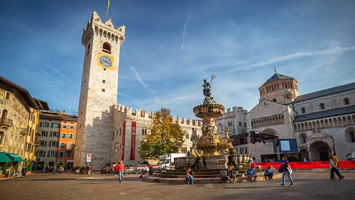 Piazza Duomo a Trento