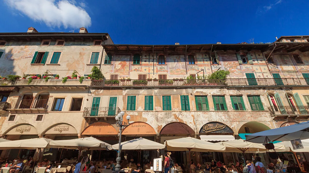Piazza Erbe a Verona