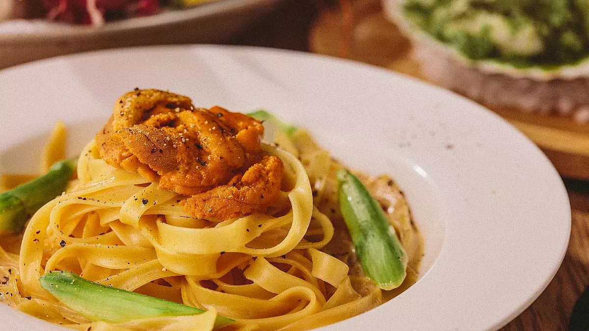 pasta con i ricci di mare