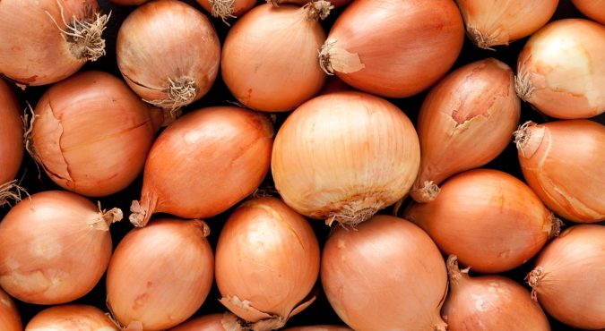 Onions background