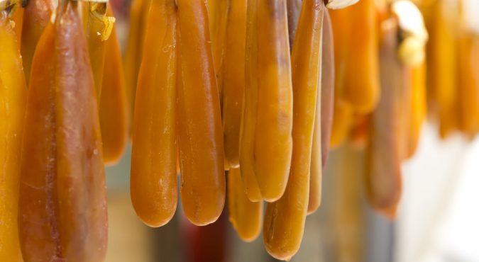 Salted and Dried Mullet Roe