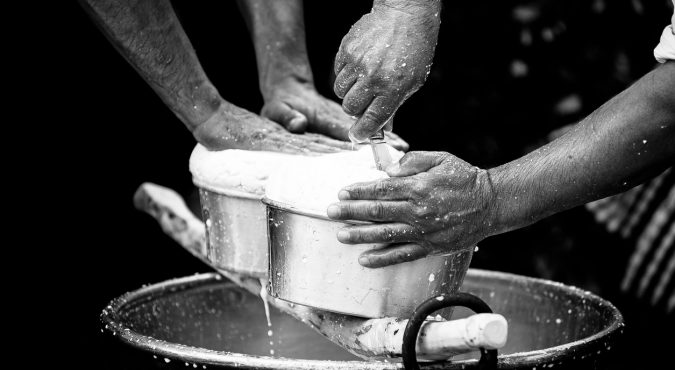 lavorazione del formaggio