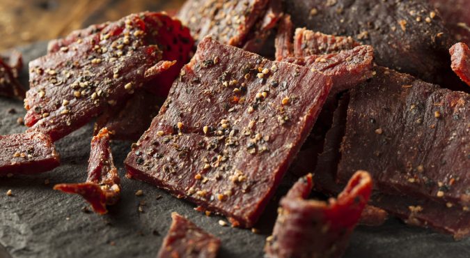 Dried Peppered Beef Jerky