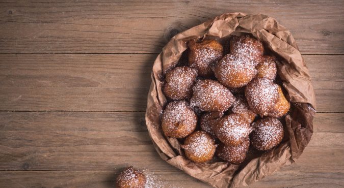 Fried castagnole carnevale
