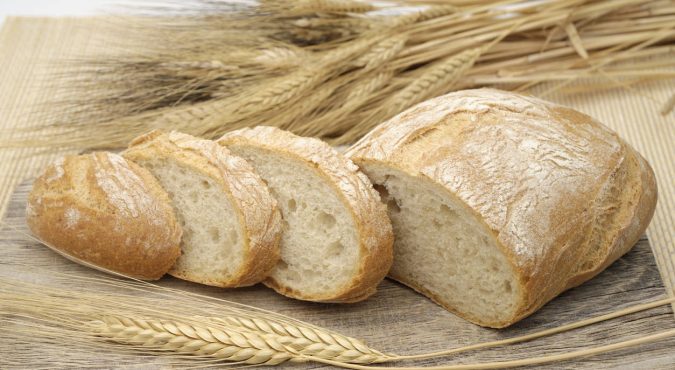 white bread with ears of corn