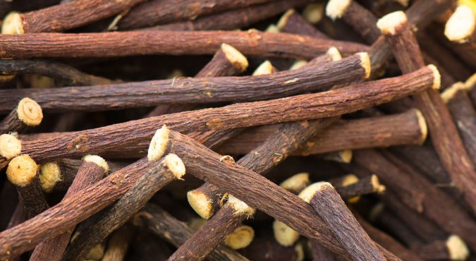 Liquorice stick background