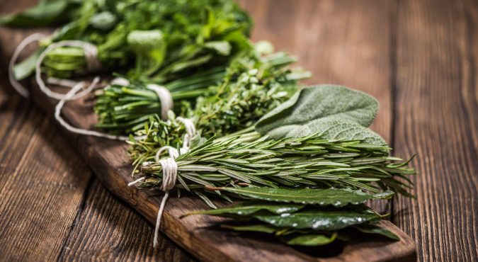 natural aromatic herbs
