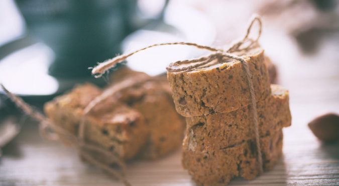 Italian biscotti cookies on the table