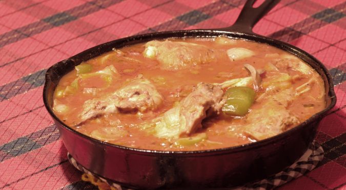 Coniglio alla cacciatora alla siciliana
