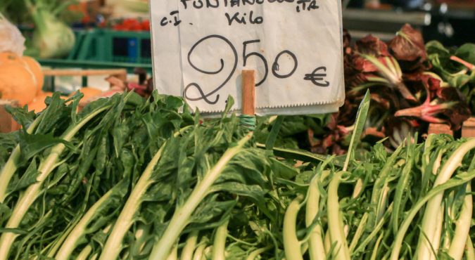 Puntarelle in Rialto Market, Venice