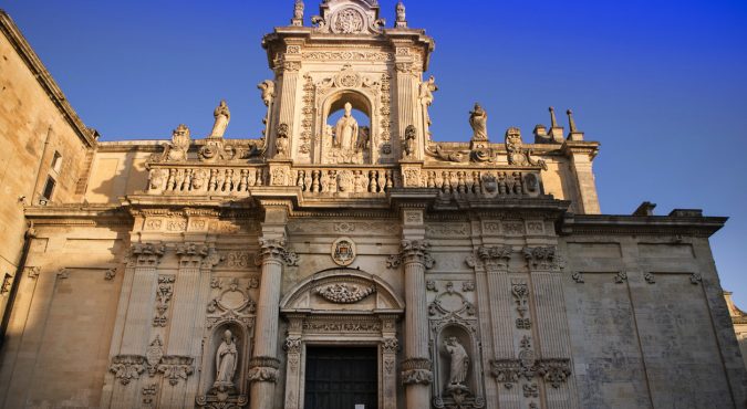 Lecce square of the cathedral