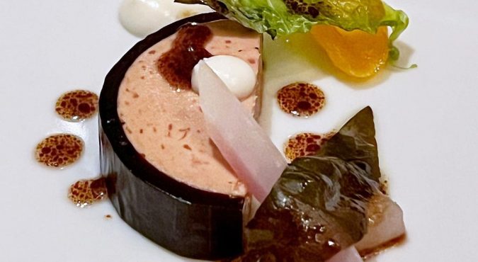 Antipasti di Natale crostini di foie gras