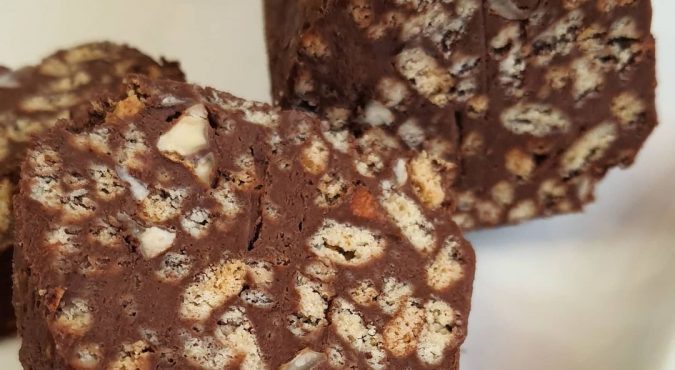 Salame al cioccolato senza burro, la ricetta