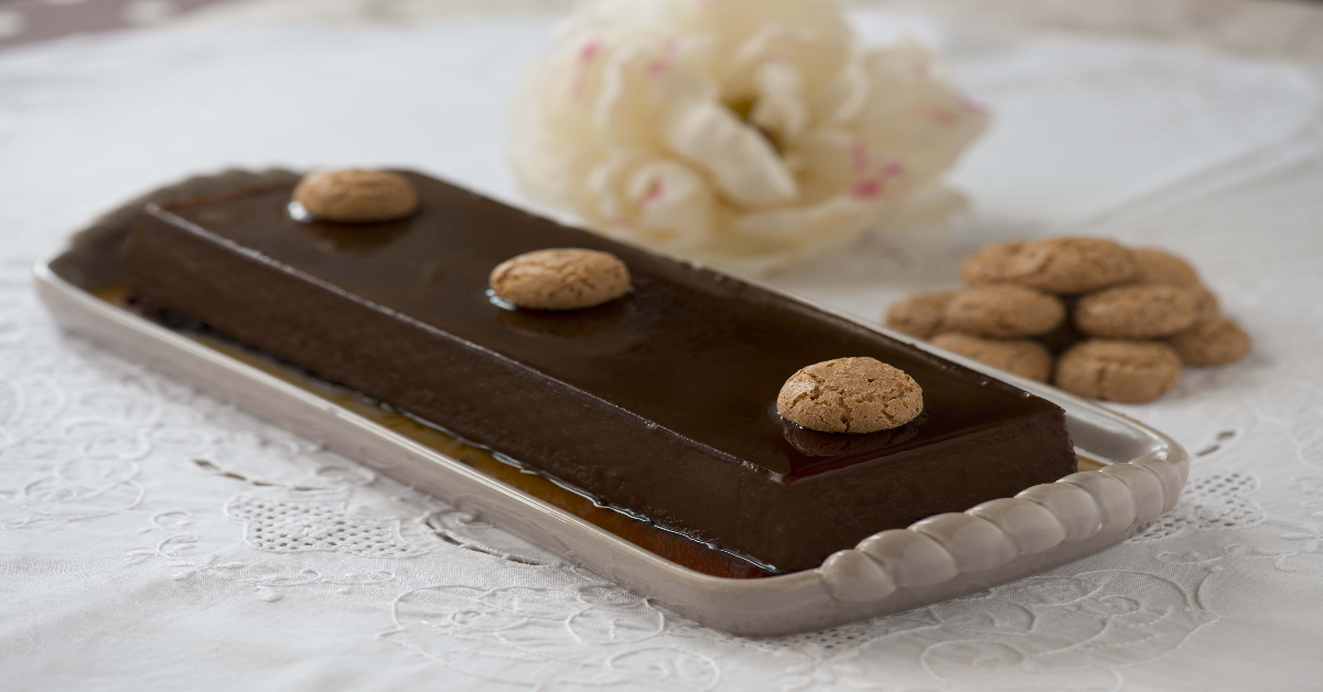 Bonet piemontese dolce cioccolato