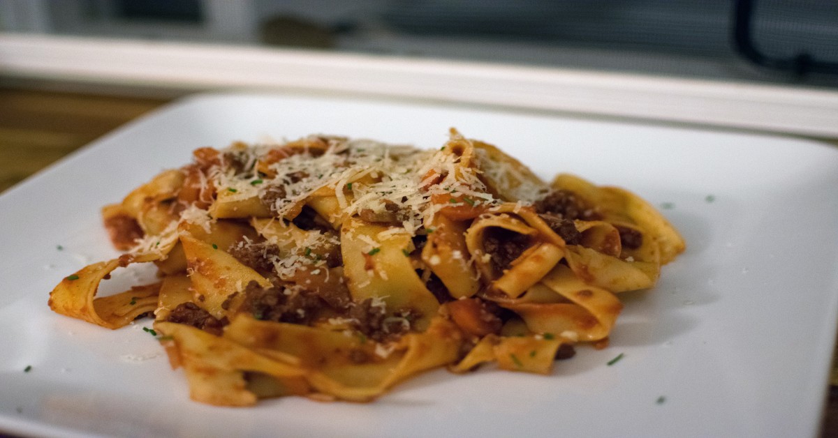 Pappardelle al ragù di anatra